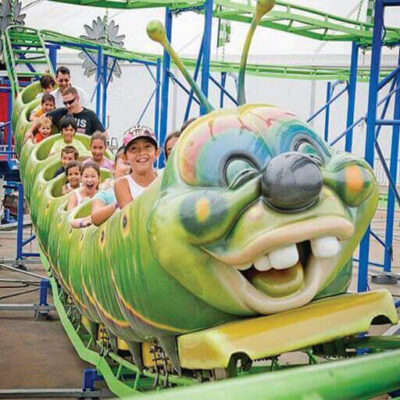 Tàu lượn sâu – Sliding Worm Rides