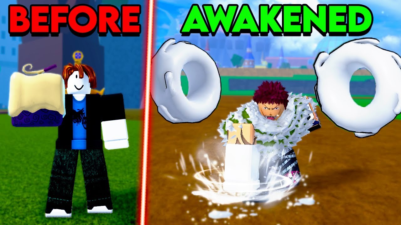 Giao diện Awakened Dough có thêm đòn M1 trong Blox Fruits