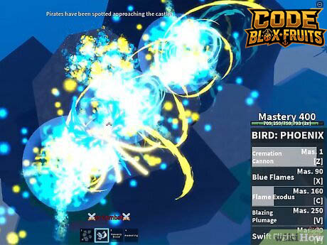 Awakened Phoenix dùng Blue Flames trong Blox Fruits