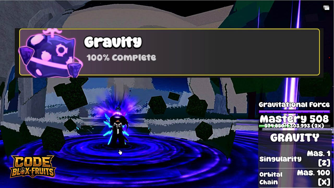 Thanh Gravitational Force của Gravity trong Blox Fruits