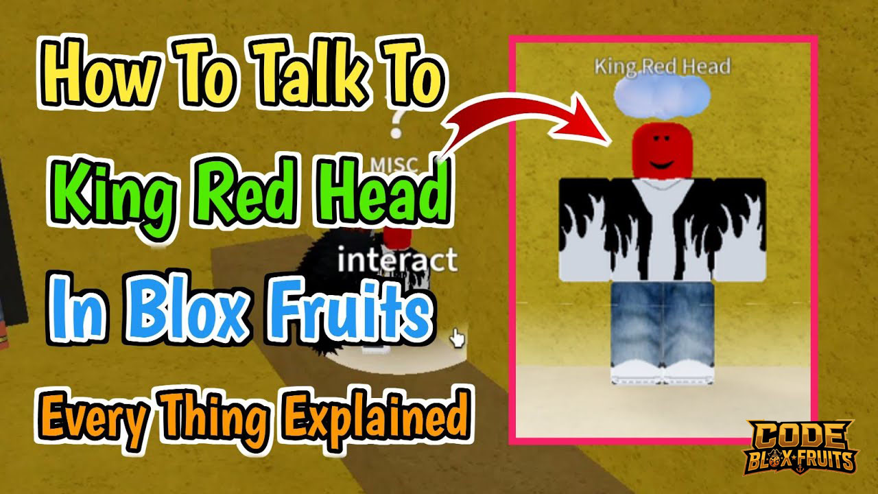 King Red Head trong Blox Fruits bắt đầu nhiệm vụ mở Third Sea