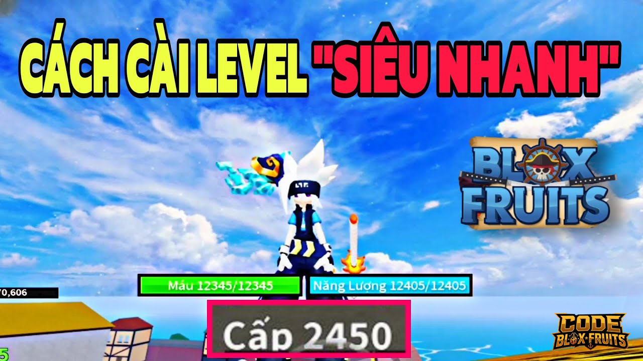 Người chơi thực hiện Quest để nhận EXP và tăng Level trong Blox Fruits