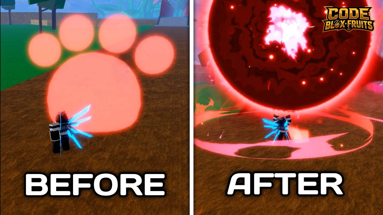 Pain hiện hành và Paw trước rework trong Blox Fruits