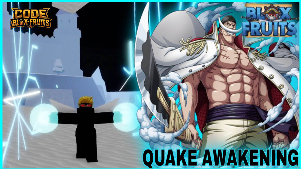 Seaquake của Awakened Quake tạo nhiều đợt sóng thần trong Blox Fruits