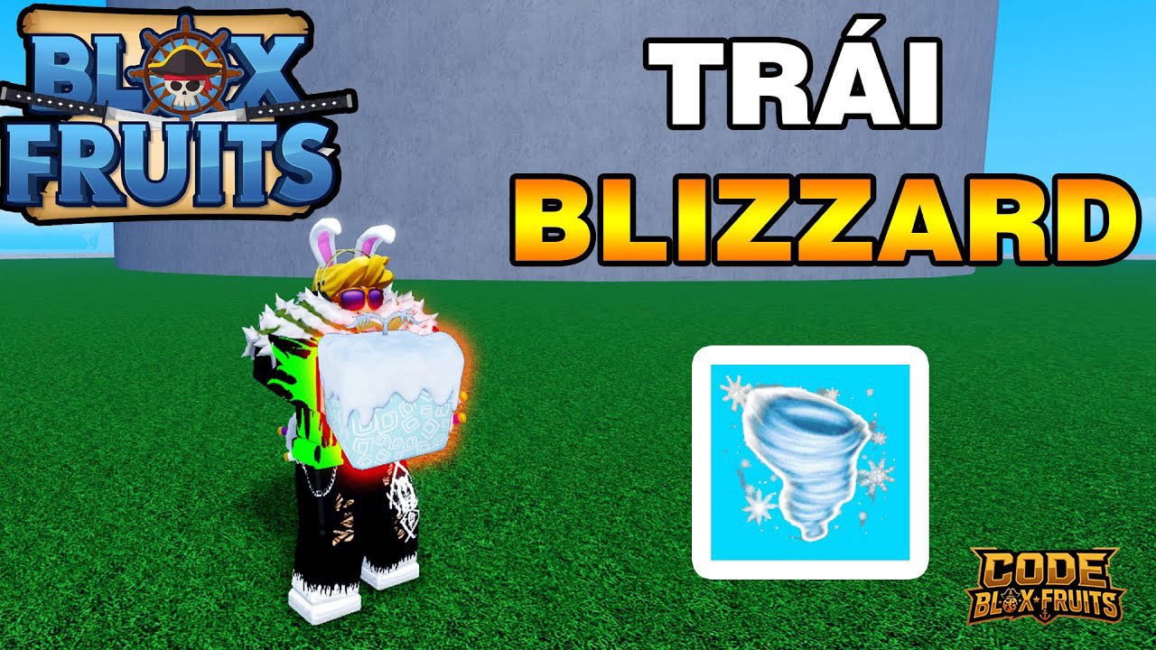 Trái Blizzard trong Blox Fruits hiển thị trong giao diện người chơi
