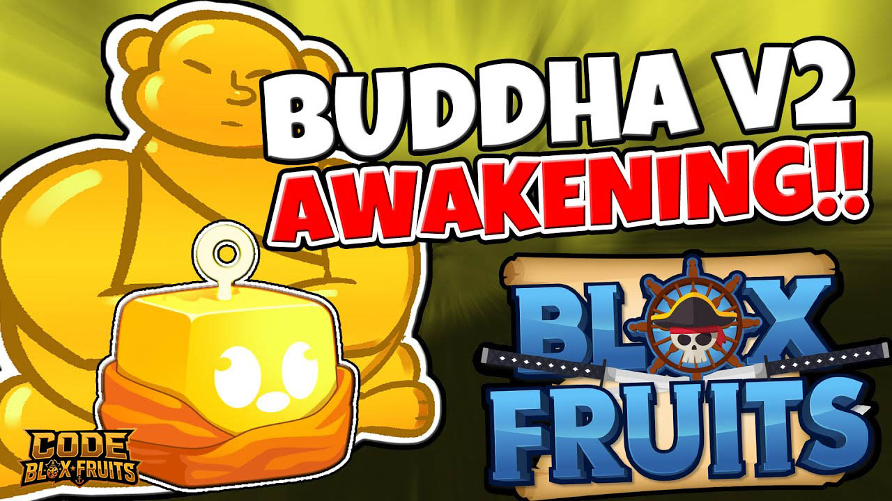 Buddha V2 trong Blox Fruits hiển thị trạng thái Shift thức tỉnh