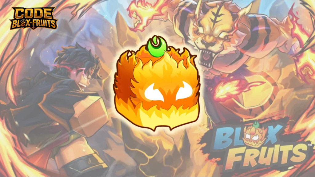 Flame gây sát thương diện rộng lên một nhóm NPC trong Blox Fruits