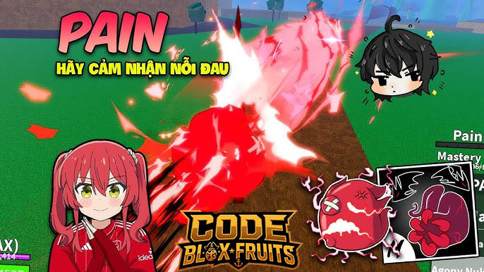 Trái Pain trong Blox Fruits cùng bộ kỹ năng sau rework