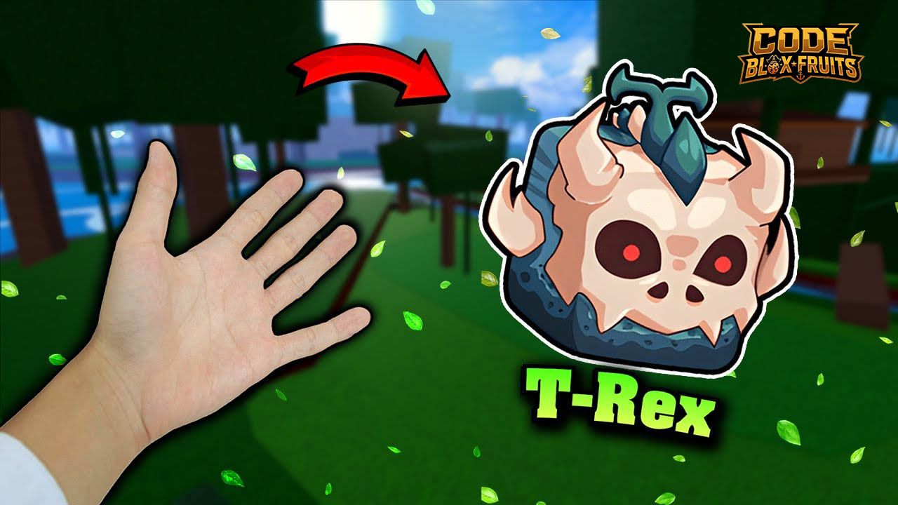 T-Rex trong Blox Fruits ở trạng thái Transformation
